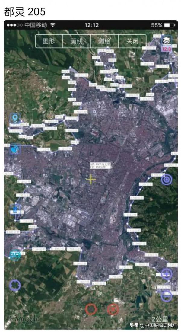 整個歐洲建成區面積超過100平方公里的城市還沒有中國多