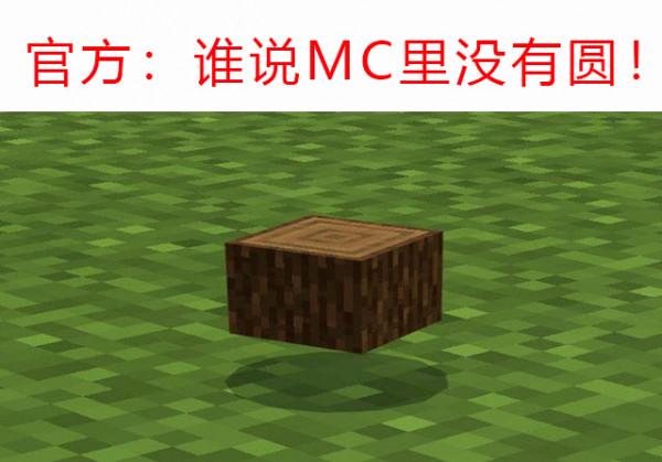 我的世界：什麼時候能加入“圓”啊，官方：不是早就加入了嗎？