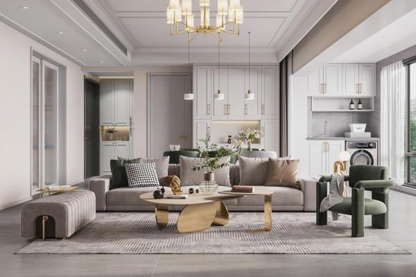 140平輕美式 - 簡約線條的自然浪漫