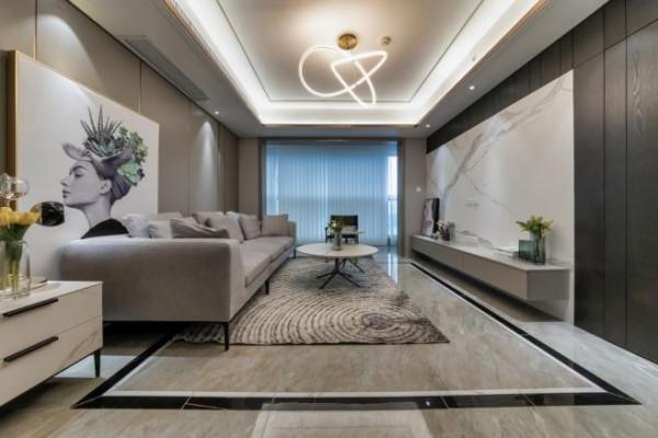 140㎡整出大平層的感覺，極致的視覺體驗