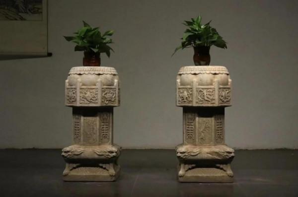 花幾 石墩 漢白玉