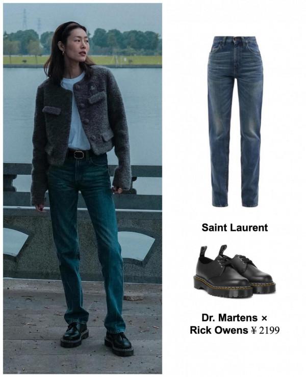 超模劉雯毫不費力的私服九宮格