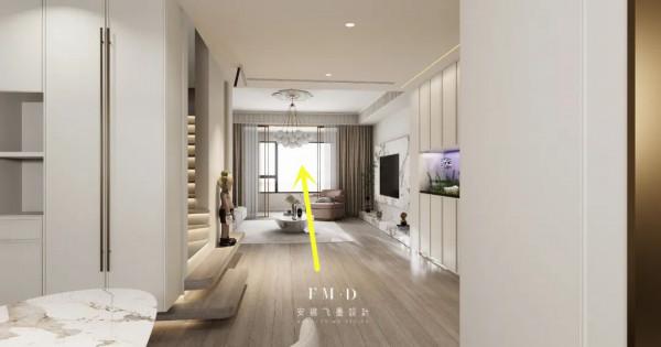 這種u型奇葩戶型，採光差動線過長，開發商不好出手，設計師有招