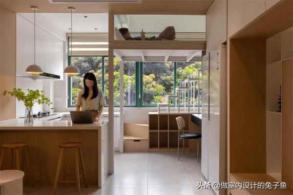 三口之家僅35㎡，因太會佈置而走紅，全屋堪稱“教科書式”裝修