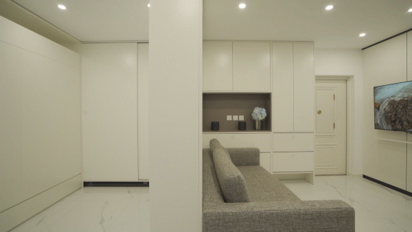 58平米一居變兩居,還有大客廳和步入衣帽間 58平米一居變兩居,還有大客廳和步入衣帽間