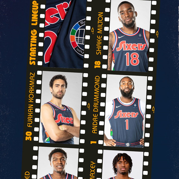 76人今日擺出的首發年薪總共1300萬美元