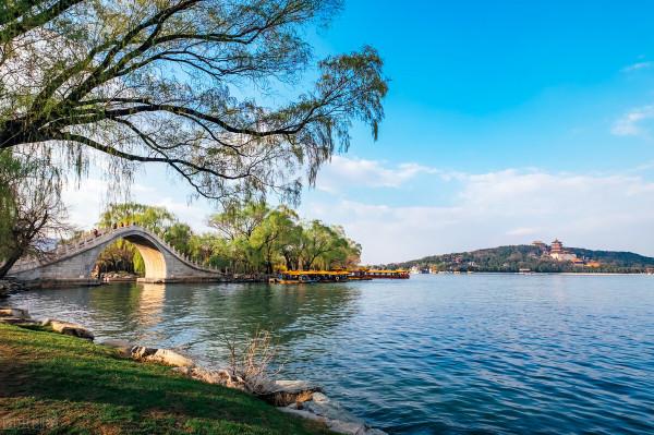古代皇家園林，北京頤和園四季美景