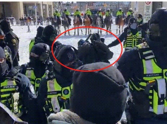 美麗風景線現身北美，加拿大警察暴力清場，拜登布林肯默不作聲