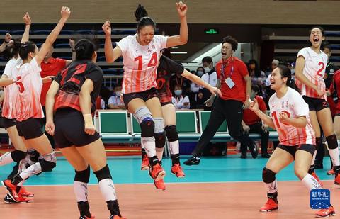 全運會-排球：江蘇隊獲得女子U19組金牌