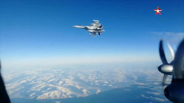 中俄戰略轟炸機再次巡航日本海，威懾巨大，轟6K和圖95MS老當益壯