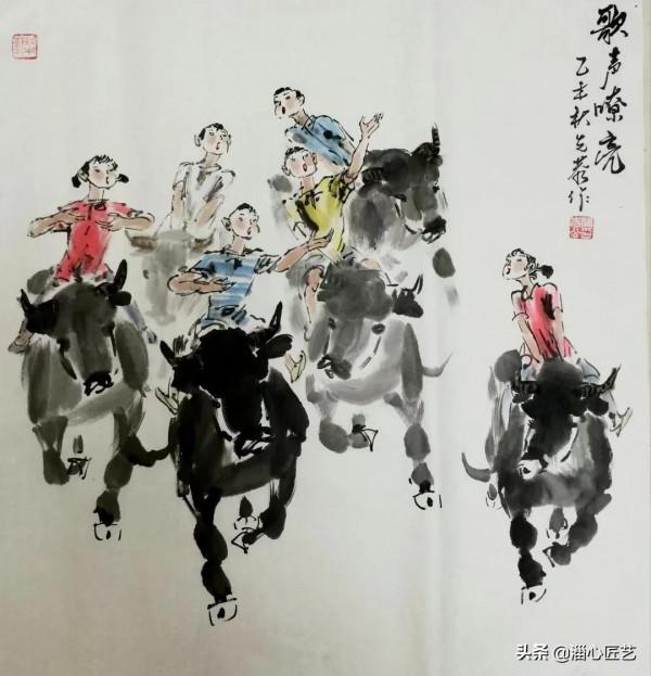 閻先公大師牧牛圖系列鑑賞《三》