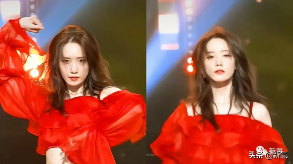 她倆站一起，就是英年發腮和中年緊緻的慘烈對比了