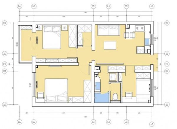住一樓不好那是你沒看120㎡三居室,將整面落地窗引光入室 住一樓不好那是你沒看120㎡三居室,將整面落地窗引光入室