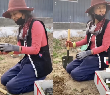 李勤勤化濃妝出席婚禮!戴珍珠項鍊顯富貴,用塑膠袋打包滿桌剩菜 李勤勤化濃妝出席婚禮!戴珍珠項鍊顯富貴,用塑膠袋打包滿桌剩菜