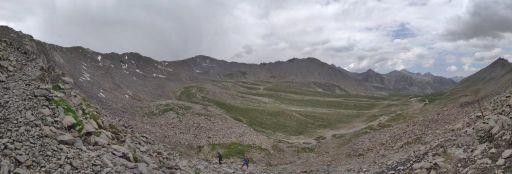 新疆徒步穿越烏蘇古道第二天翻越包紮敦達板