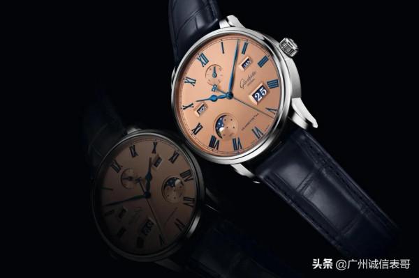 粉嫩新面登場:Glashütte Original參議員卓越萬年曆腕錶 粉嫩新面登場:Glashütte Original參議員卓越萬年曆腕錶