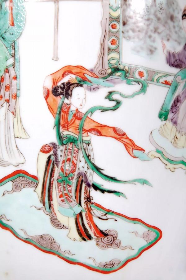 如花美眷 似水流年---康熙瓷器上的仕女圖賞析