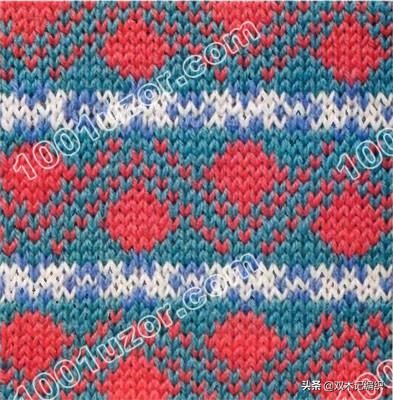 分享100款提花花樣，喜歡的現在就可以為家人準備秋冬毛衣（一）