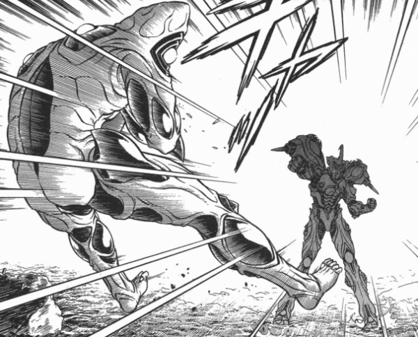 高屋良樹科幻漫畫《強殖裝甲》：歷數克諾斯十二獸神將們的末日