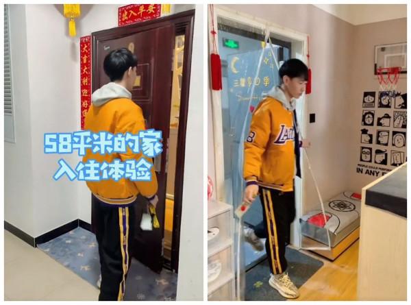 90後的他憑自己努力，買下58㎡小家，將舊房裝修後變成大男孩的家