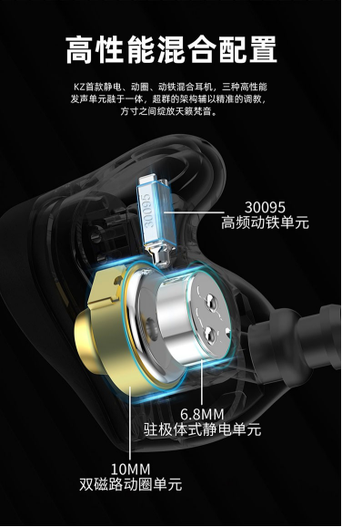 HIFI級音質 超高性價比 KZ EDX PRO耳機評測