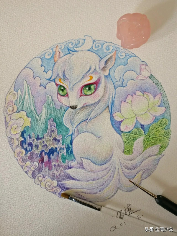 退休教師每天帶孫女看山海經，孫女入園後想象力超強，老師連誇讚