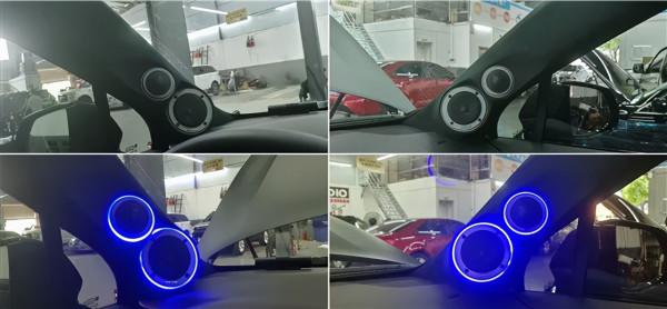 汕頭貓王凱迪拉克XT6音響改裝丹拿372三分頻，聲動更心動