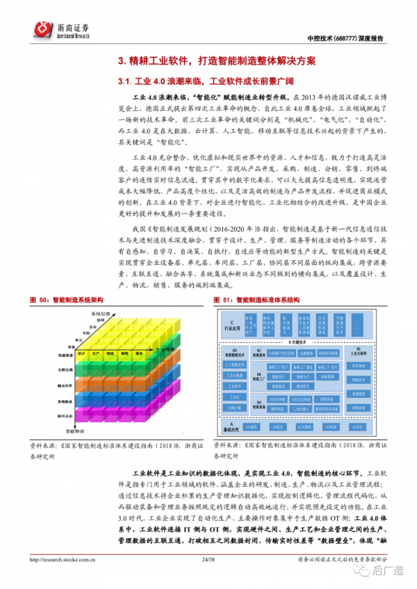 中控技術公司深度分析報告：智慧製造大勢所趨，工控龍頭借力騰飛