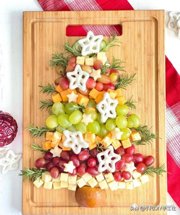 生活需要議式感!簡單幾步拼出創意聖誕水果盤 生活需要議式感!簡單幾步拼出創意聖誕水果盤