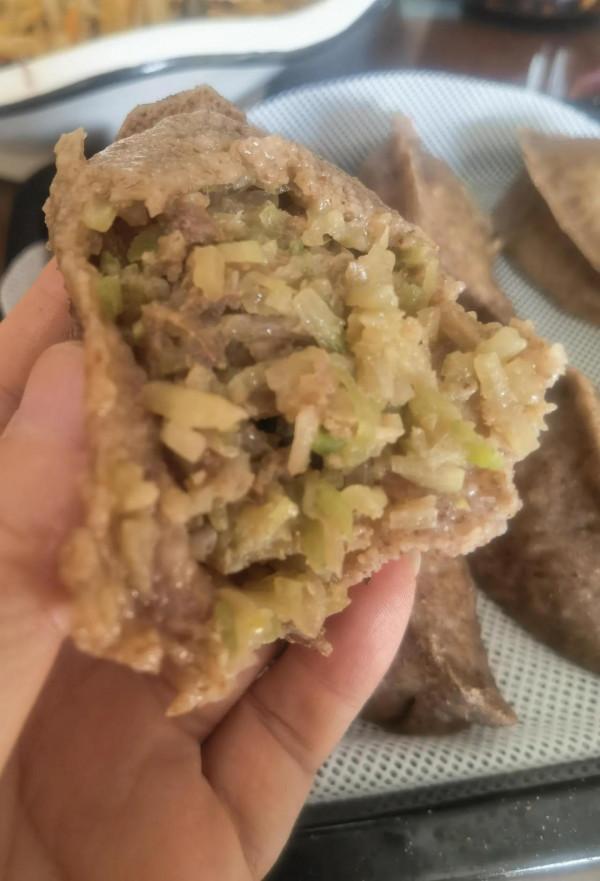 全麥麵粉牛肉蘿蔔餡大包子，減脂 好吃