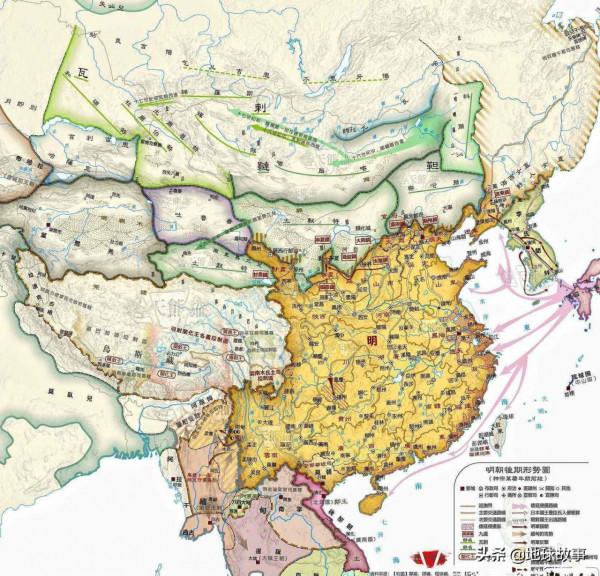 明朝人評價自己的疆域,他們認為與唐朝相當,大於宋朝而不如漢朝 明朝人評價自己的疆域,他們認為與唐朝相當,大於宋朝而不如漢朝