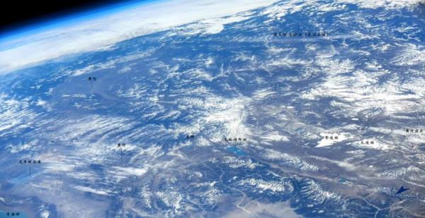 震撼！航天員視角下的青海