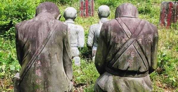 4個日本兵長跪在中國，日本多次要求拆除，中國：先應3個條件