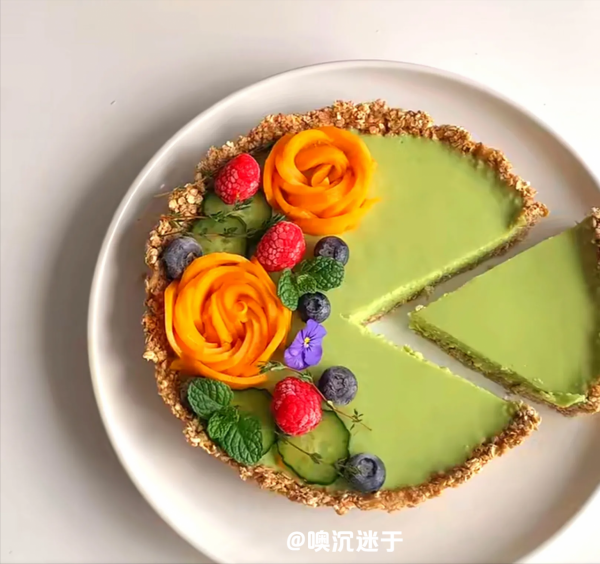 減脂必備顏值超高的牛油果燕麥撻