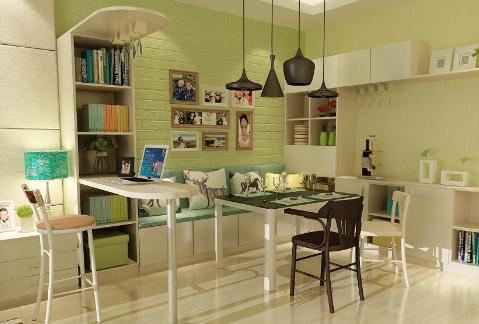 家裡餐廳別買餐桌了，改用卡座餐廳來替代，好看又節省空間