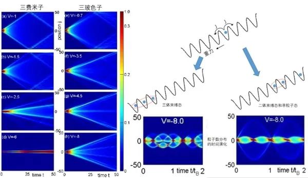 一維格點系統中的多粒子量子行走研究獲進展 一維格點系統中的多粒子量子行走研究獲進展