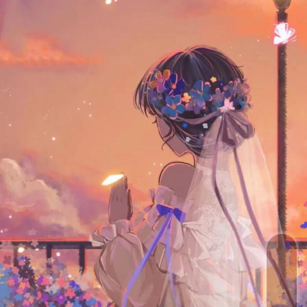 一些超美的動漫情侶頭像，太愛這種故事感了