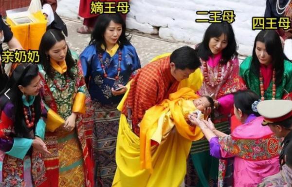 58歲不丹四王母一頭黑髮風韻猶存，在泰國享跪拜禮，佩瑪黯然失色