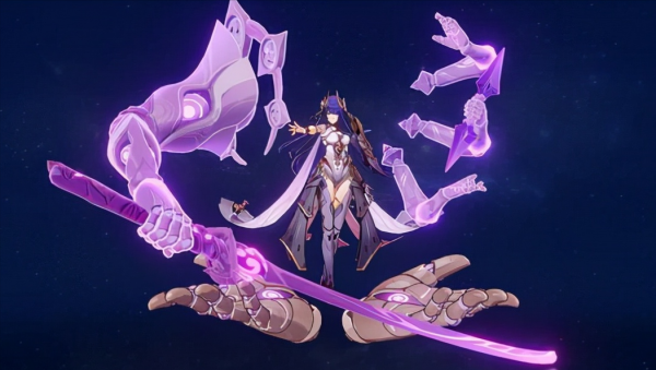 原神角色穿上了盔甲，防禦值堪比&OpenCurlyDoubleQuote;須佐能乎&rdquo;，雷神穿越火影了？