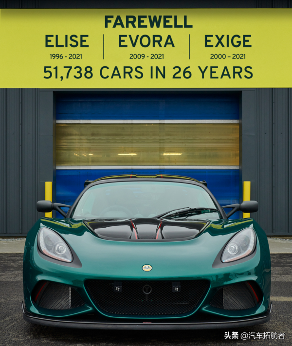 再見了蓮花三劍客！Lotus Elise、Exige、Evora 宣告停產