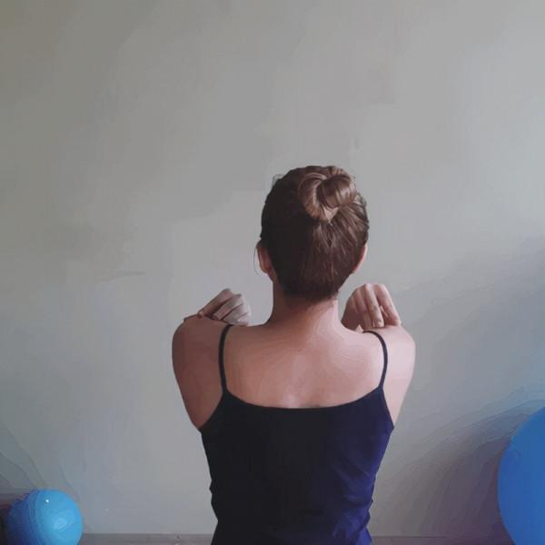 想擁有子楓妹妹同款的直角肩嘛？斜方肌還會越來越大？