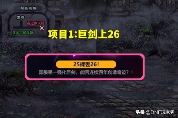 DNF：全身增幅17、強化26巨劍！狂人生日專場定檔