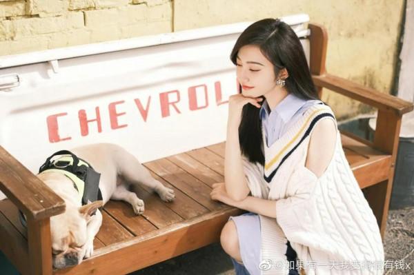 景甜 甜甜說變化最大的就是眉形？