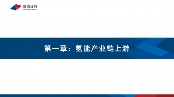 「產業報告」氫能重點產業鏈介紹 「產業報告」氫能重點產業鏈介紹