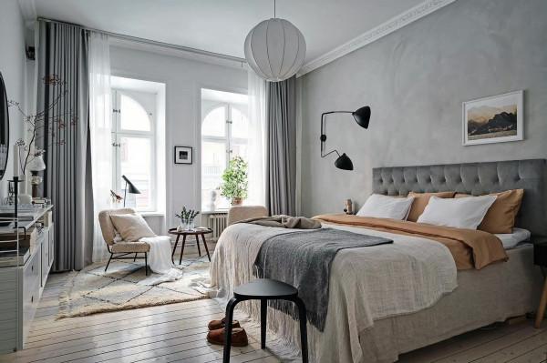 以白色為主題的北歐風小戶型公寓,非常素淨,置頂酒櫃和收納櫃 以白色為主題的北歐風小戶型公寓,非常素淨,置頂酒櫃和收納櫃