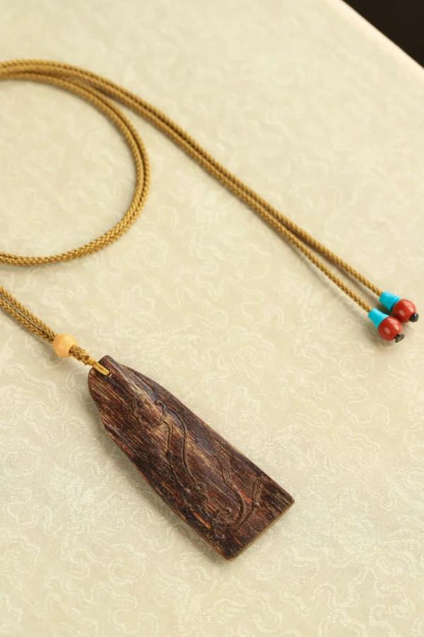 汶萊沉香｜如意 掛件