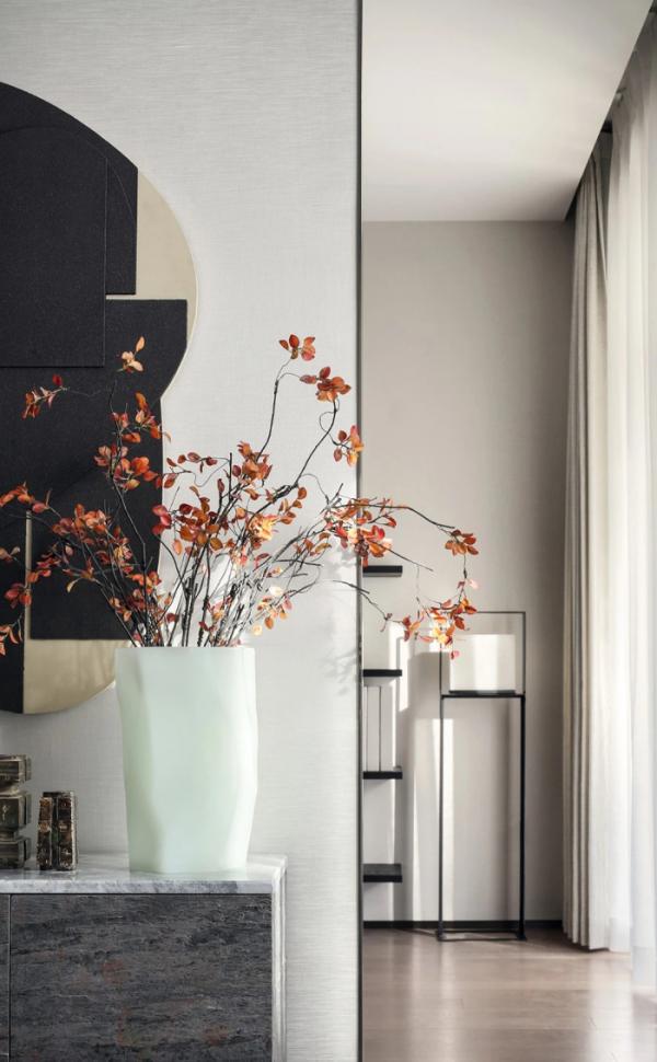 河南小夫妻的318㎡別墅火了，入戶詩意新中式，藏不住的高階感