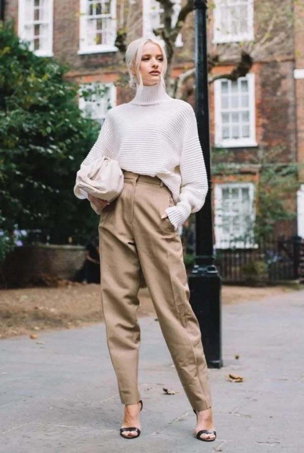 秋天的長褲又美又颯，4個經典款+2個時尚款，讓你玩轉整個秋天