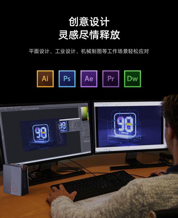 優雅、炫酷、小巧、效能，四者不可兼得？打破傳統的AMD Mini PC