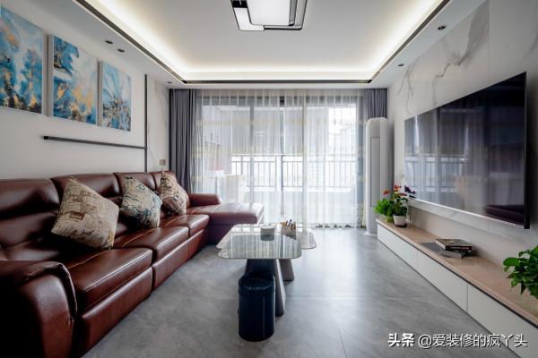 「實景拍攝」112m&sup2;單位房改造，現代風格簡約大氣